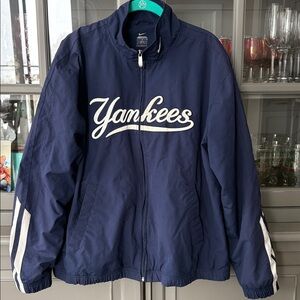 Nike New York Yankees Full Front Zip Windbreaker Jacket - Size L